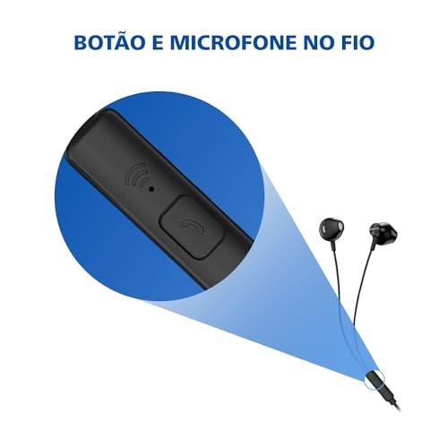 Fone de Ouvido Philips com Microfone - Preto Fone de Ouvido Philips com Microfone - Preto