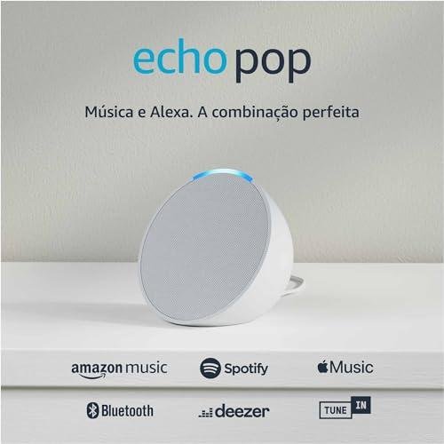 Echo Pop: Descubra o Smart Speaker Compacto com Som Envolvente e Alexa na Cor Branca 1