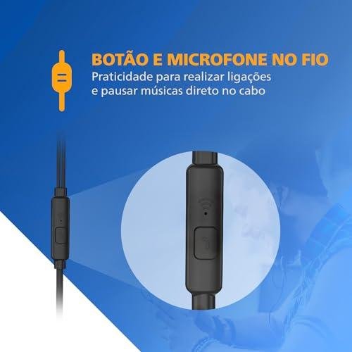 Fone de Ouvido Philips com Microfone - Preto Fone de Ouvido Philips com Microfone - Preto