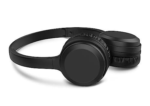 Headphone Philips bluetooth on-ear com microfone e energia para 15 horas na cor preto TAH1108BK/55 Headphone Philips bluetooth on-ear com microfone e energia para 15 horas na cor preto TAH1108BK/55