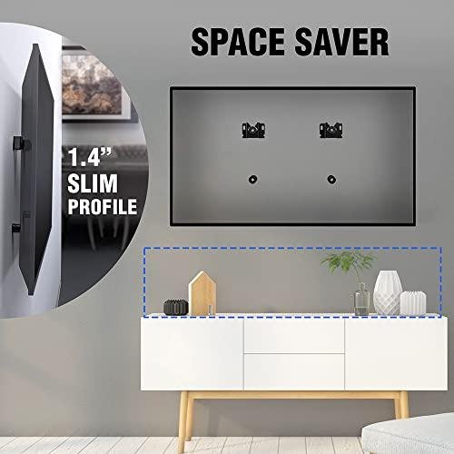 ELG, GENIUS, Suporte Fixo Universal de Parede Para TVs de 14 a 100, Capacidade até 100 kg, Padrão VESA de 75x75 a 800x400mm, Preto ELG, GENIUS, Suporte Fixo Universal de Parede Para TVs de 14 a 100, Capacidade até 100 kg, Padrão VESA de 75x75 a 800x400mm, Preto
