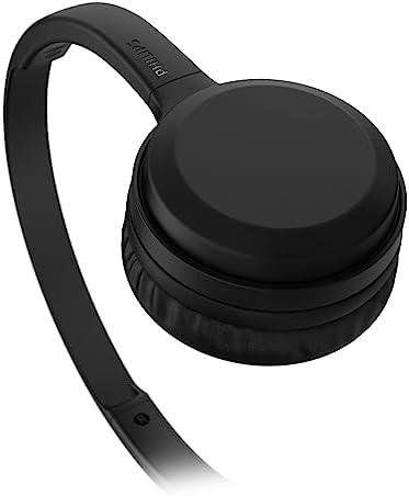 Philips bluetooth on-ear headphone with microphone and 15-hour power supply in black TAH1108BK/55 Philips bluetooth on-ear headphone with microphone and 15-hour power supply in black TAH1108BK/55