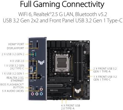 Asus TUF GAMING B650M-PLUS Motherboard (AM5/DD5/HDMI/DisplayPort/M.2/USB 3.2/RGB) Asus TUF GAMING B650M-PLUS Motherboard (AM5/DD5/HDMI/DisplayPort/M.2/USB 3.2/RGB)