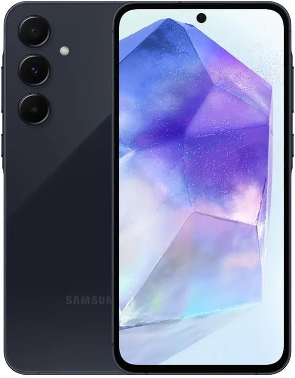 Samsung Galaxy A55 5G, Câmera Tripla Traseira de até 50MP, Selfie de 32MP, Nightography, Apagador de objetos, Design em metal e vidro, IP67, Super AMOLED 6.6" 120Hz Vision Booster, 256GB - Azul Escuro 1 51vo8kSh4L. AC SL1000