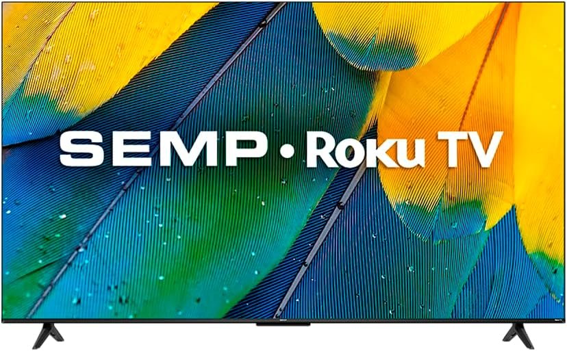 Smart TV LED 50" 4K UHD Semp RK8600 - Roku, Alexa, Wifi 1