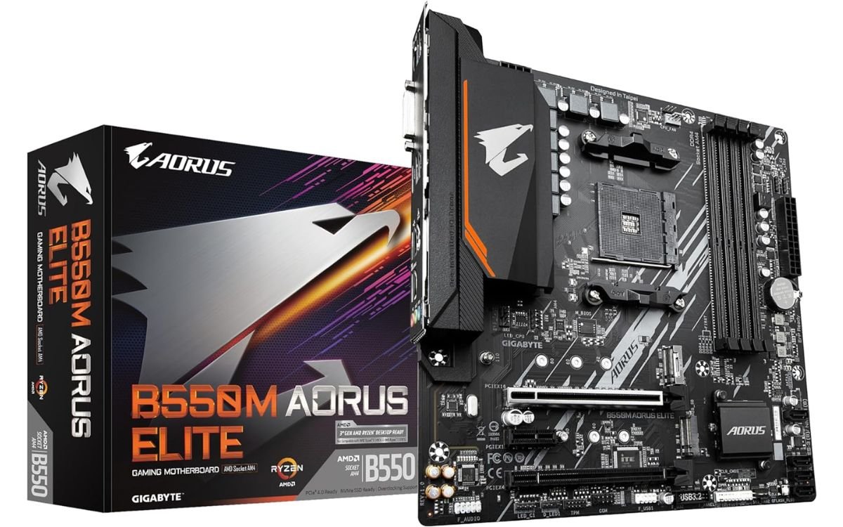 Placa Mãe Gigabyte B550M AORUS Elite: Análise Completa para Gamers e Entusiastas em 2025 1 Placa Mãe Gigabyte B550M AORUS Elite