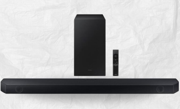 Soundbar Samsung HW-Q600C, com 3.1.2 canais, Bluetooth, Subwoofer sem fio, Dolby Atmos 6 Soundbar Samsung HW-Q600C