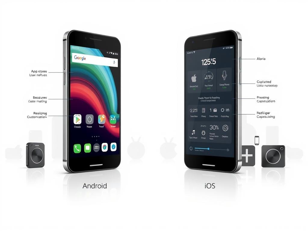 comparativo Android e iOS comparativo Android e iOS