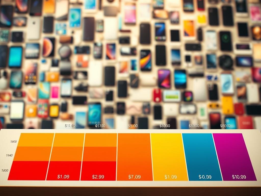 faixas de preço de smartphones faixas de preço de smartphones