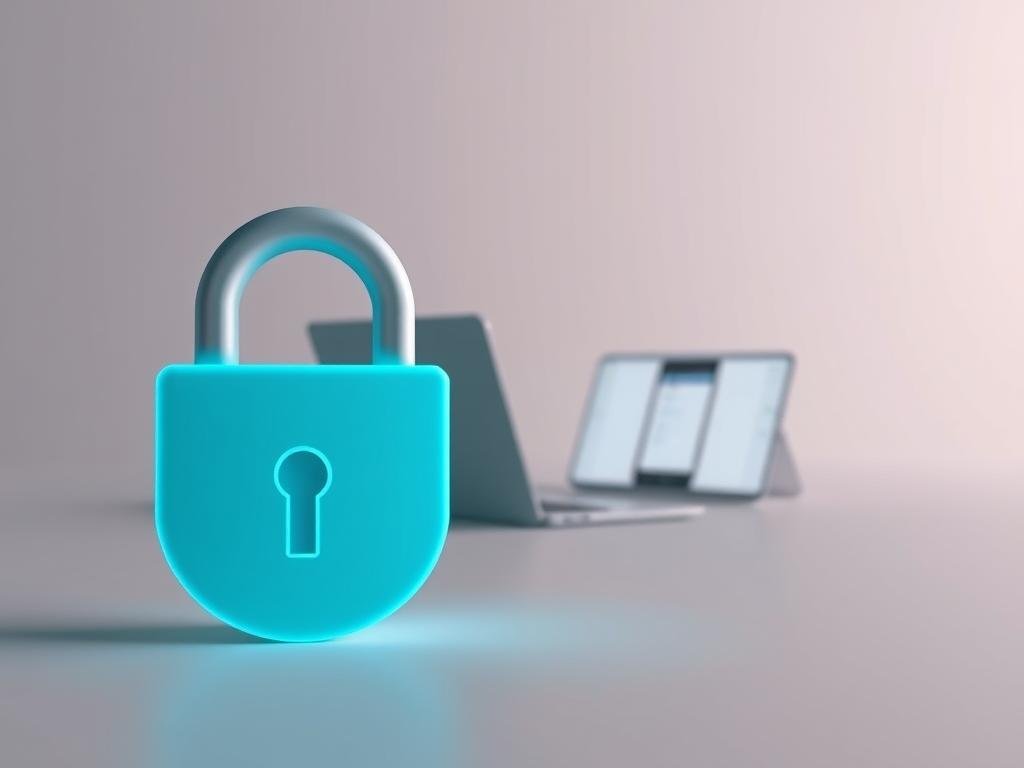 A secure VPN connection, depicted in a clean, minimalist style. In the foreground, a sturdy lock icon symbolizes the encrypted data transmission. The middle ground features two stylized devices, a laptop and a smartphone, engaged in a digital handshake, representing the secure connection. The background is a subtle gradient, evoking a sense of stability and reliability. The lighting is soft and diffused, creating a sense of warmth and security. The overall composition conveys the idea of a robust, trustworthy VPN service, protecting users' online activities. A secure VPN connection, depicted in a clean, minimalist style. In the foreground, a sturdy lock icon symbolizes the encrypted data transmission. The middle ground features two stylized devices, a laptop and a smartphone, engaged in a digital handshake, representing the secure connection. The background is a subtle gradient, evoking a sense of stability and reliability. The lighting is soft and diffused, creating a sense of warmth and security. The overall composition conveys the idea of a robust, trustworthy VPN service, protecting users' online activities.