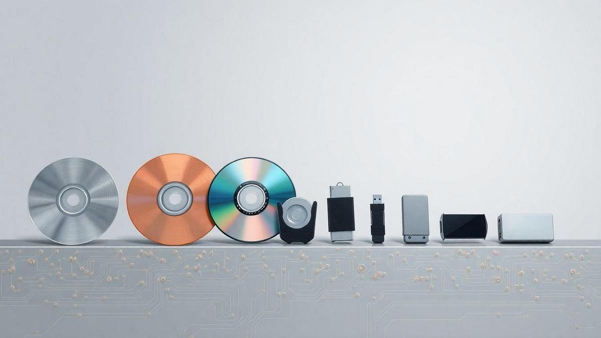 A evolução do armazenamento digital A evolução do armazenamento digital