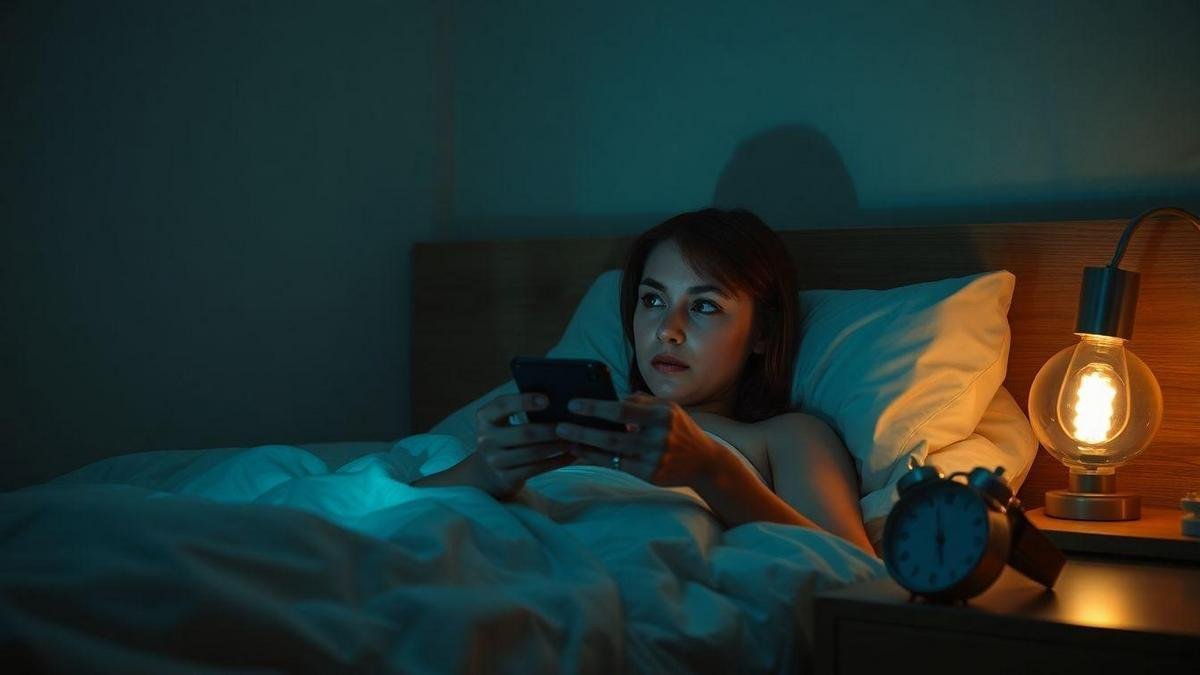 Ansiedade e Celular à Noite