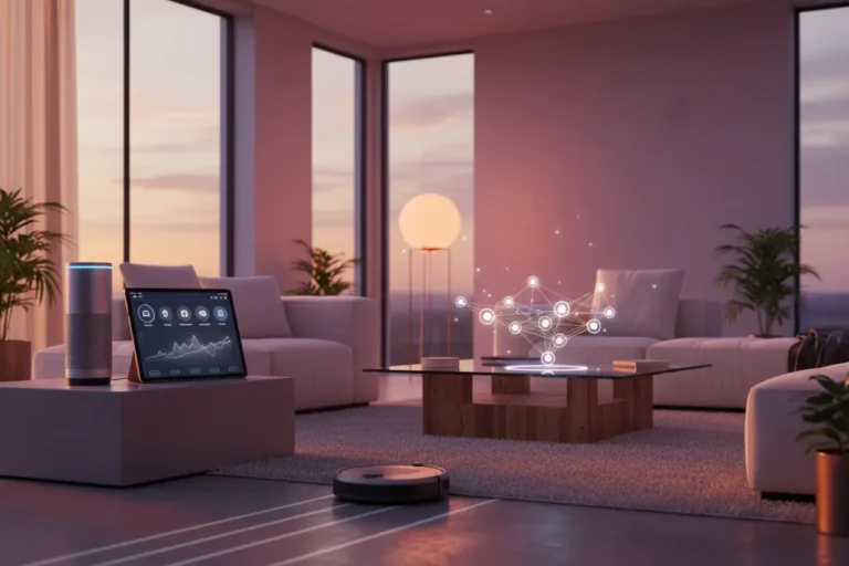 Casa inteligente com dispositivos IoT