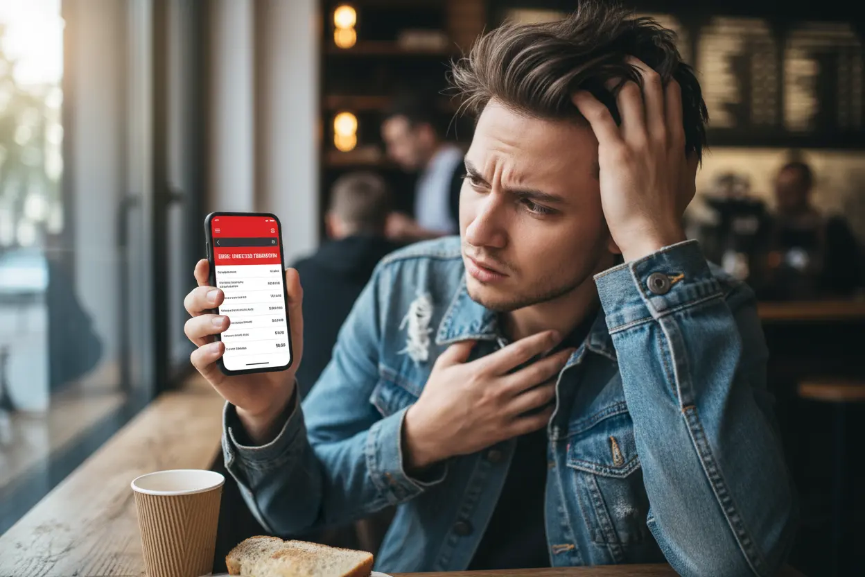Como identificar e evitar golpes de phishing no celular.
