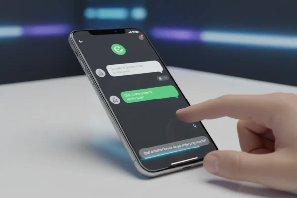 Como Usar o ChatGPT no celular, interface do aplicativo
