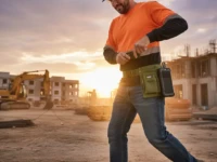 Homem usando case de celular na cintura durante atividade física