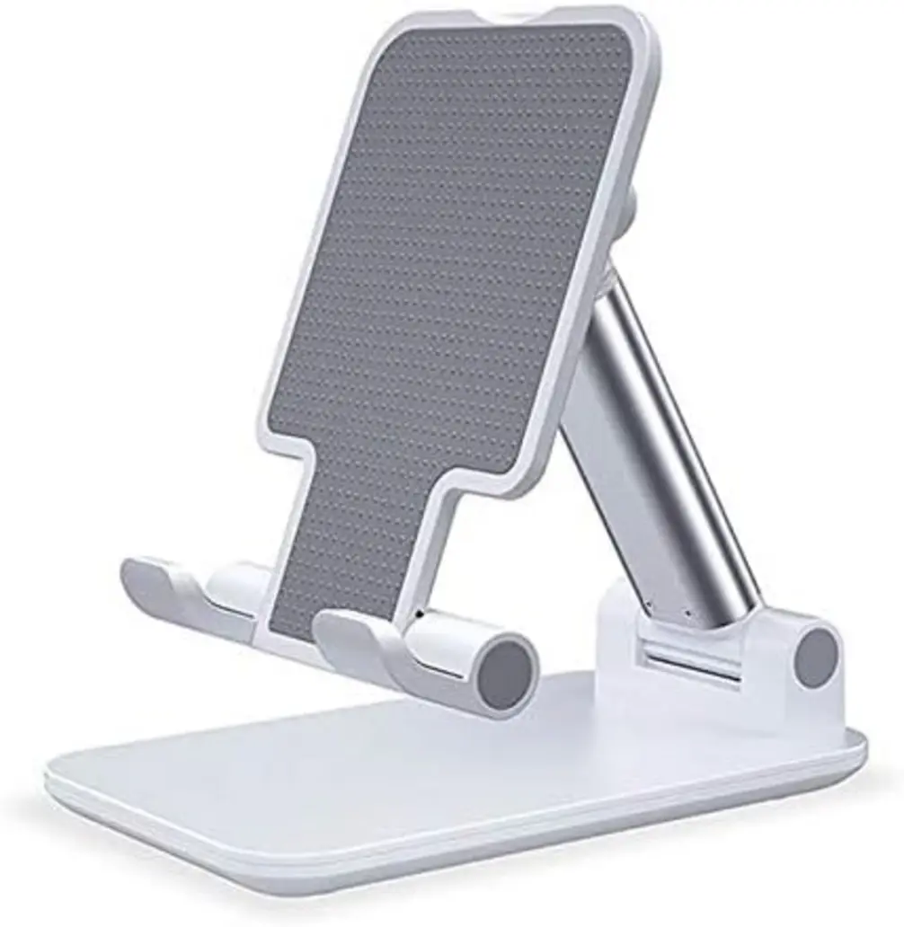 Suporte de mesa Loggi branco com celular
