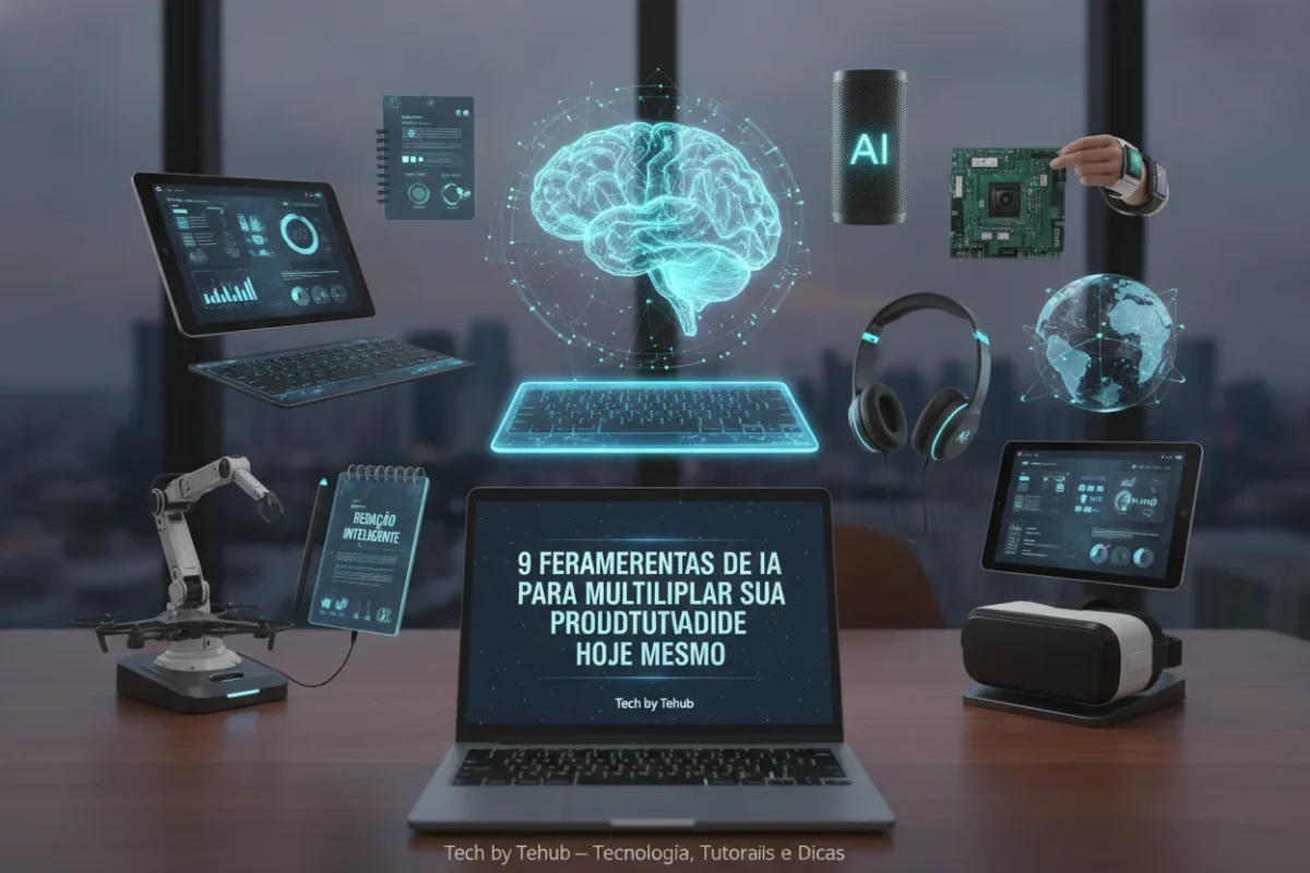 9 ferramentas de IA para multiplicar sua produtividade hoje mesmo