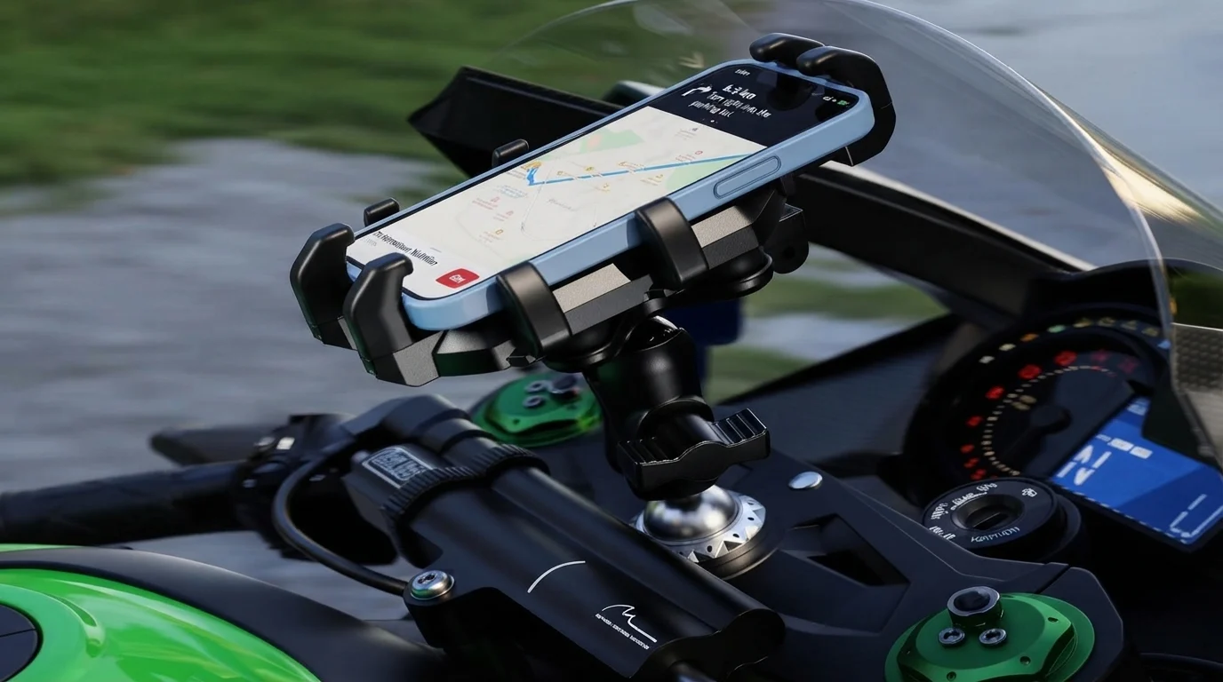 BRCOVAN Suporte de telefone com haste de garfo de motocicleta