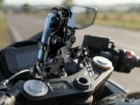 BRCOVAN Suporte de telefone com haste de garfo de motocicleta