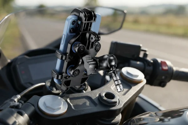 BRCOVAN Suporte de telefone com haste de garfo de motocicleta