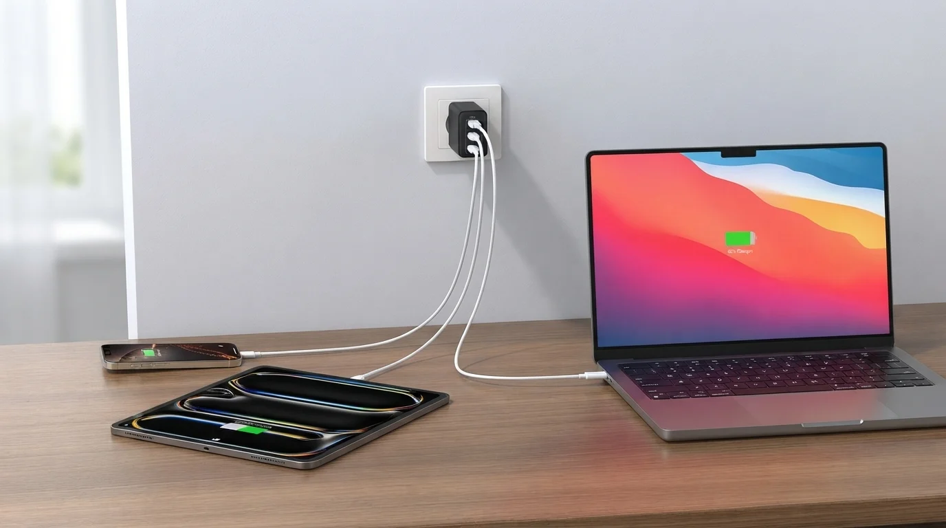 Carregador USB C de 65 W