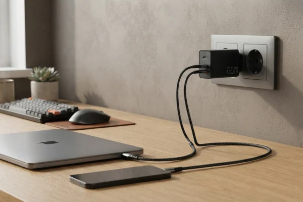 Carregador USB C de 65 W