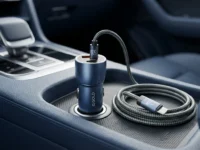 Carregador Veicular Turbo 60W USB 3.0 + USB-C 2