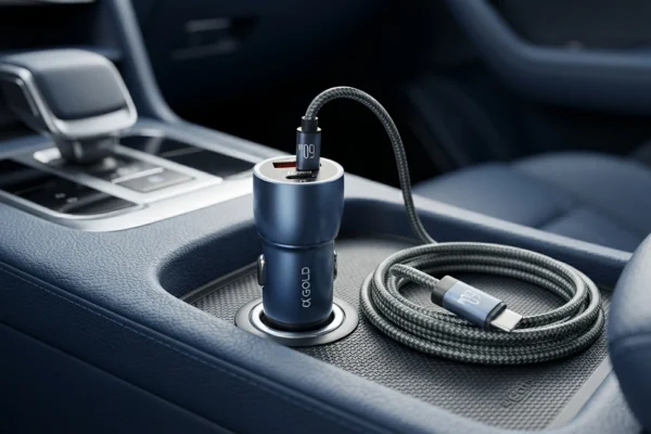Carregador Veicular Turbo 60W USB 3.0 + USB-C 2