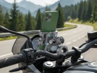 FANAUE Suporte de telefone de motocicleta