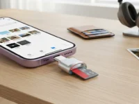 Leitor de cartão micro SD compatível com iPhone