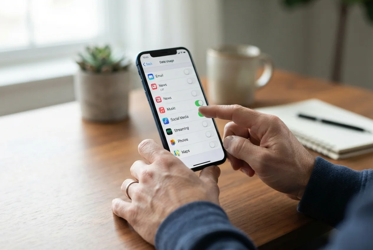 3. Limite os dados em segundo plano de apps | Tech by Tehub 3. Limite os dados em segundo plano de apps