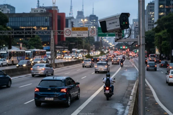 Como as câmeras com IA flagram infrações nas vias