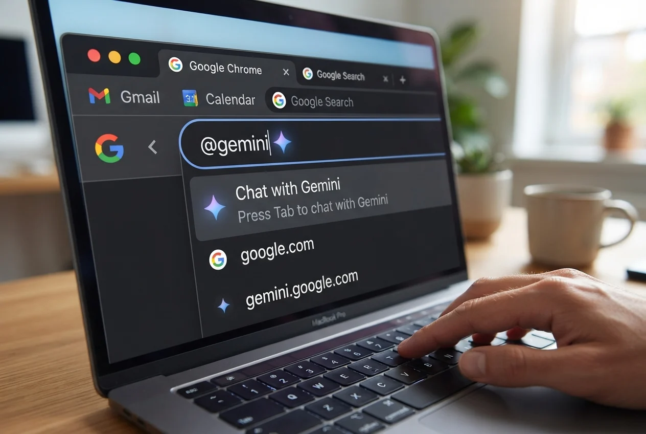 Como ativar o Gemini no Chrome pela barra de endereço | Tech by Tehub Como ativar o Gemini no Chrome pela barra de endereço