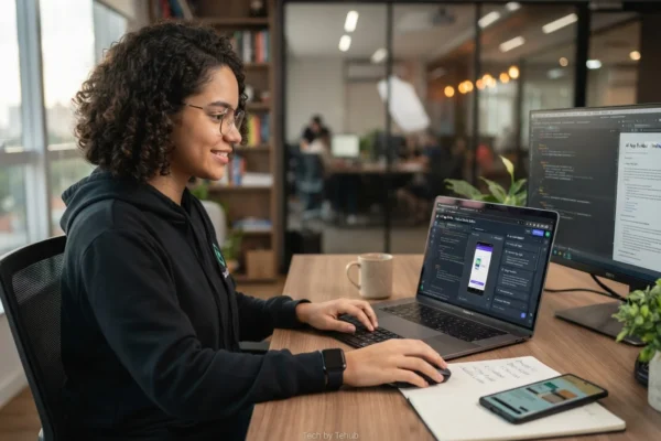 Como criar um app Android usando IA no navegador