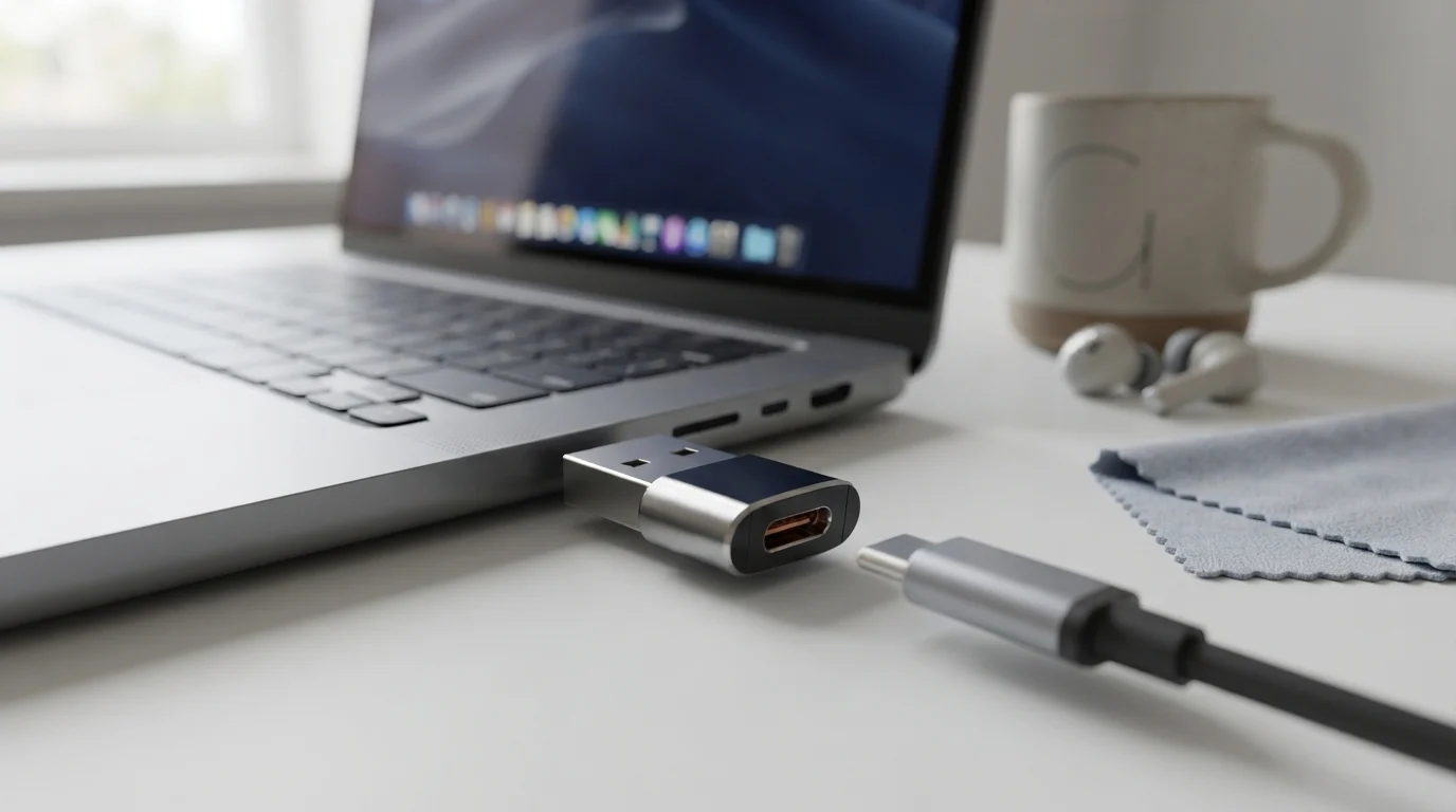 Adaptador OTG Tipo C Para USB Universal Carregador