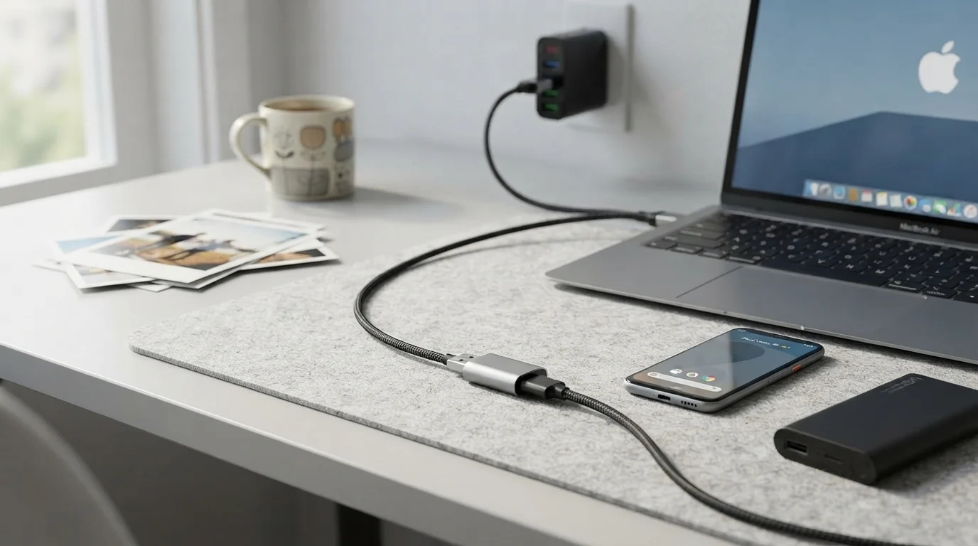 Adaptador OTG Tipo C Para USB Universal Carregador