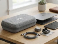 Estojo Portátil Para Acessórios De Tablet E Smartphone