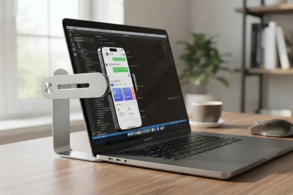 Gshield | Suporte de celular lateral para Notebook