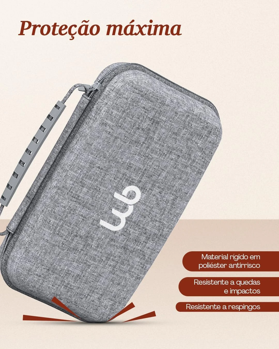 Estojo Portátil Para Acessórios De Tablet E Smartphone