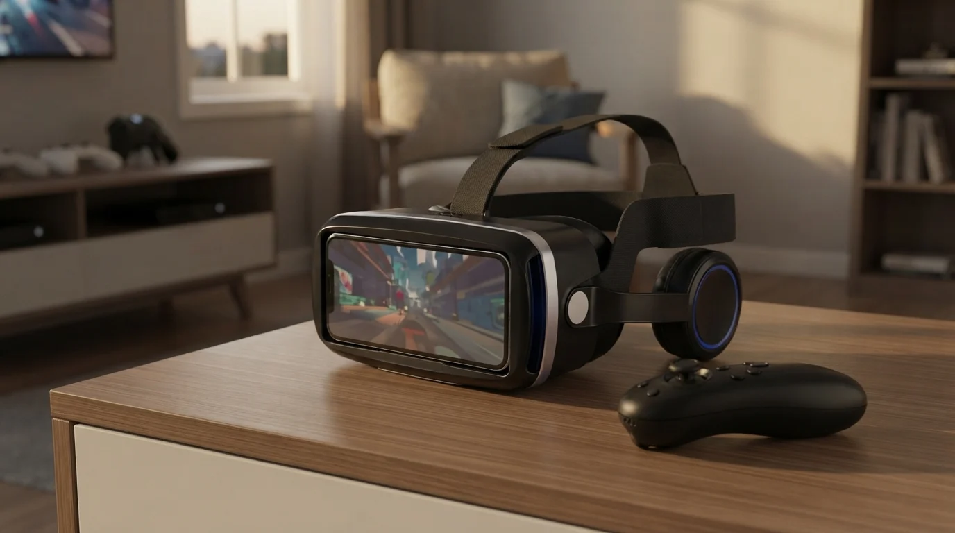 Thecoopidea Headset VR Compatível com Smartphone
