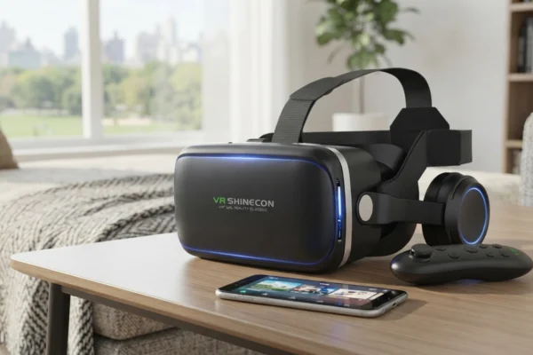 Thecoopidea Headset VR Compatível com Smartphone