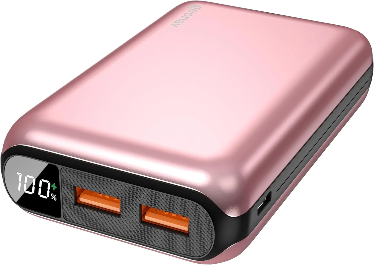 Geonav Power Bank 20000mAh rosa, carregador portátil compacto