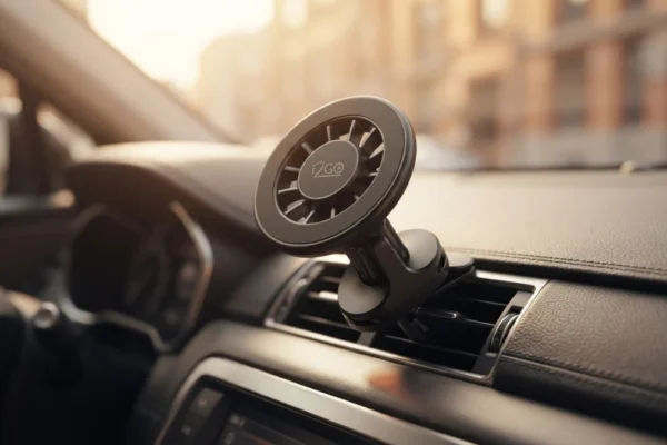 Imagem em um novo cenário gerado por IA - i2GO Ultra Magnetic Suporte Veicular com 36 Ímãs